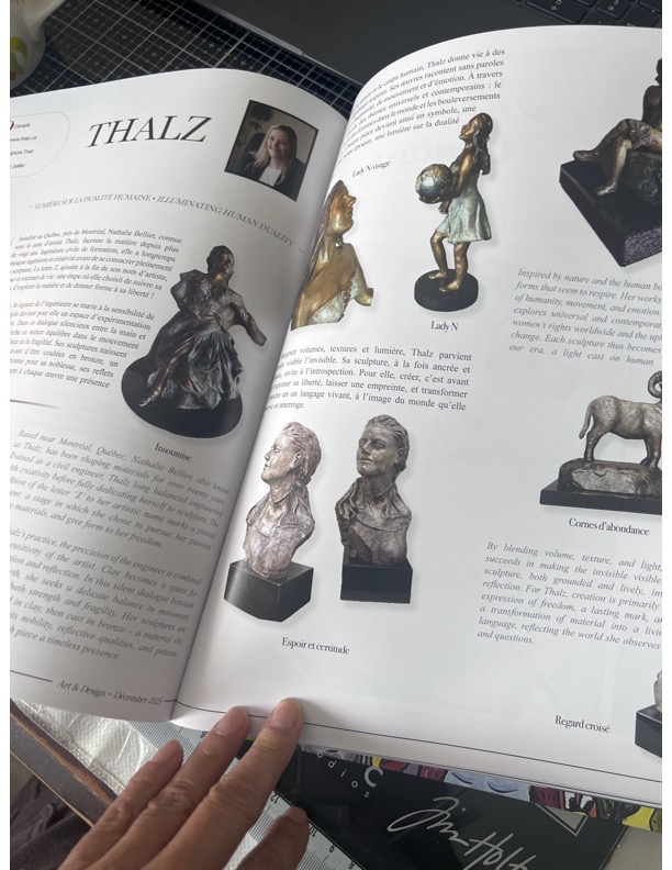 Art & Design: Mon Parcours Artistique Révélé dans un magazine&nbsp;français